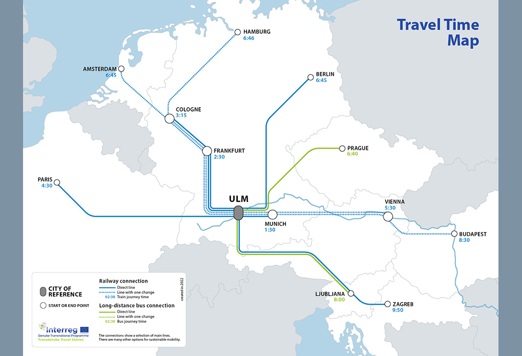 Travel Time Map
