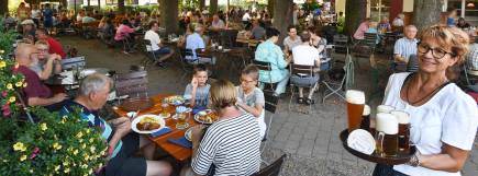 Schlössle Biergarten in Neu-Ulm