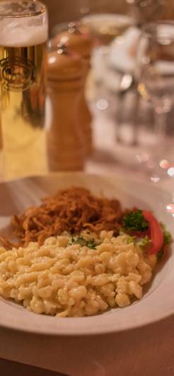 Kässspätzle in Ulmer Restaurant