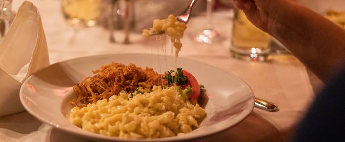 Kässspätzle in Ulmer Restaurant