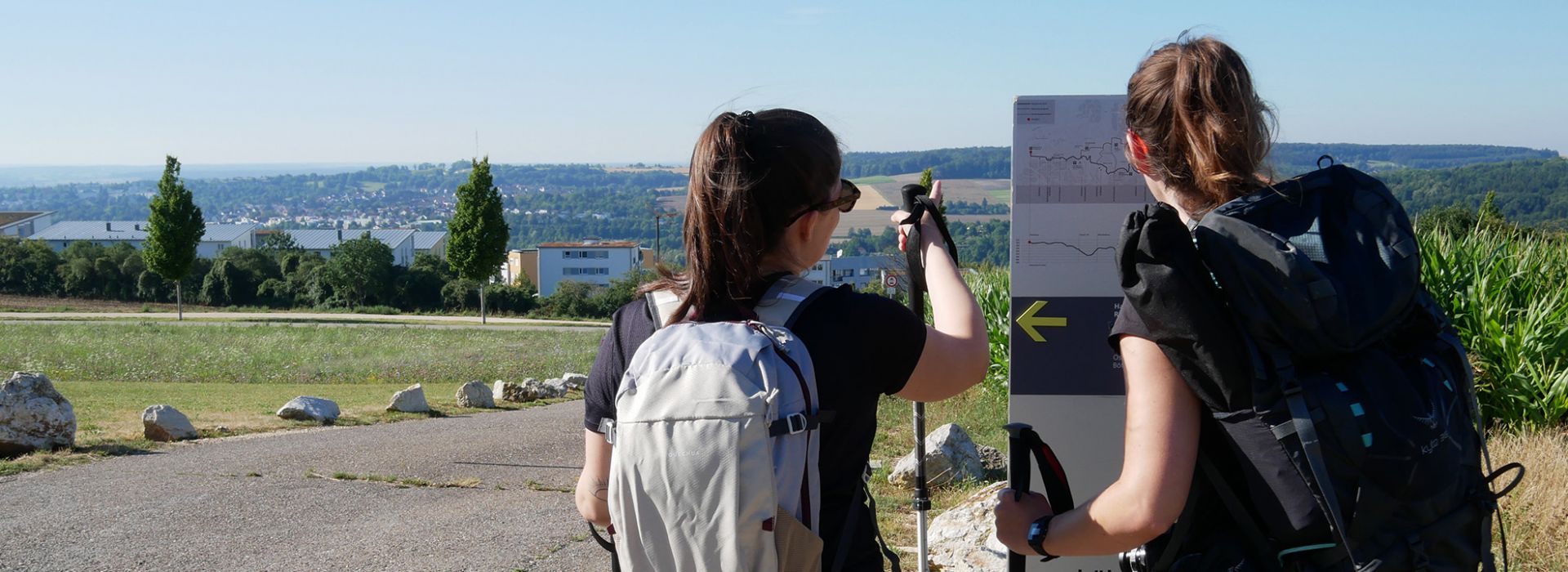 Wandern in der Zweilandstadt