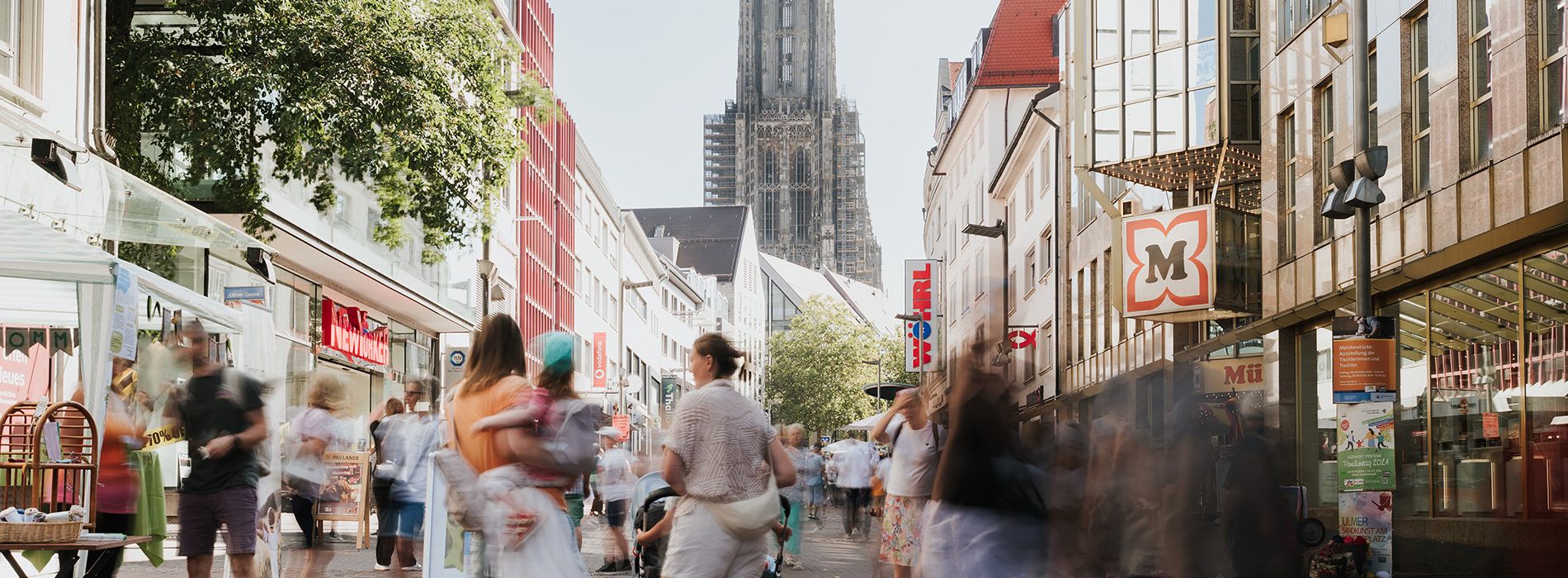 Shopping in der Zweilandstadt